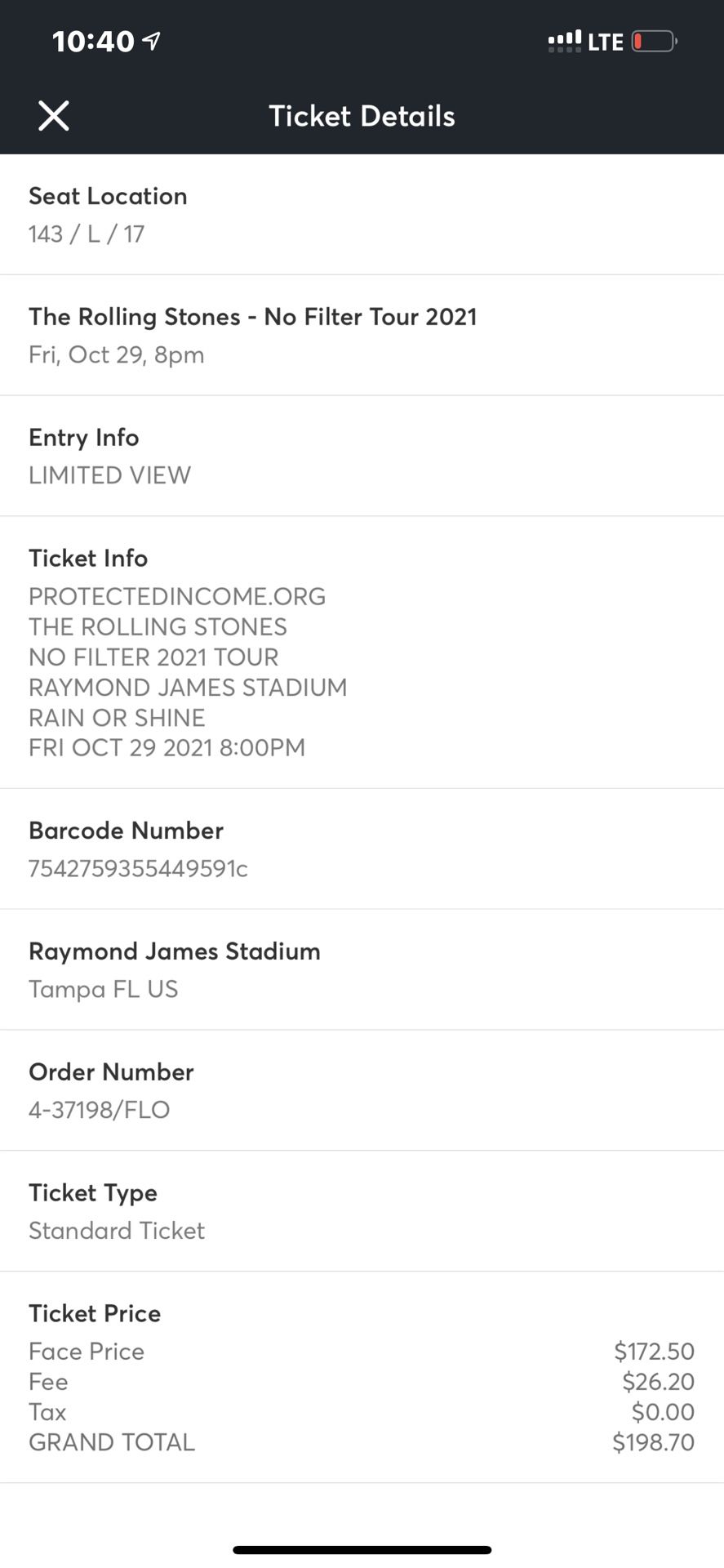 Rolling Stones Tickets