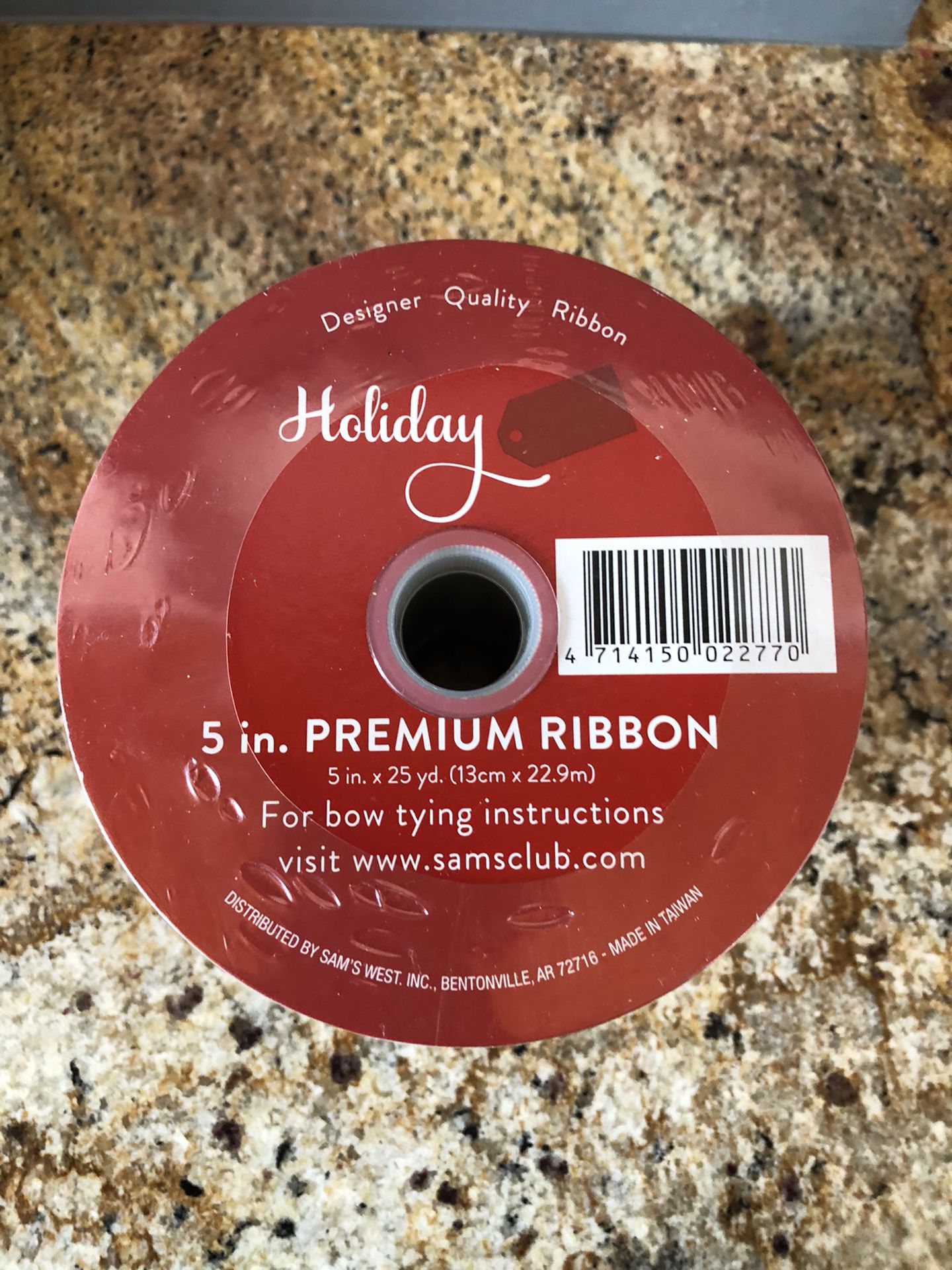 Burlap Premium Holiday Ribbon