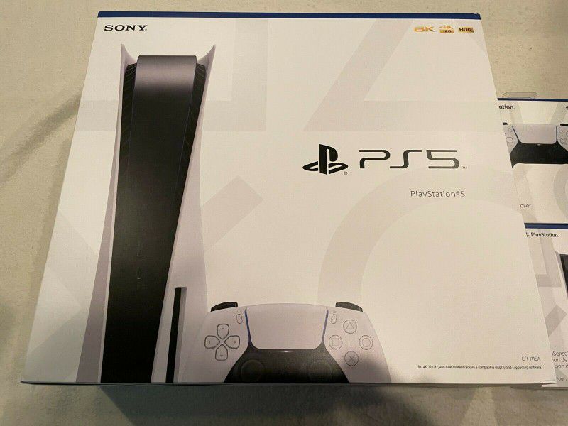 Sony PlayStation 5 Disc Edition Console + Extra Controller + Dual Charger