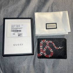 Gucci GG Supreme Kingsnake Wallet Thumbnail
