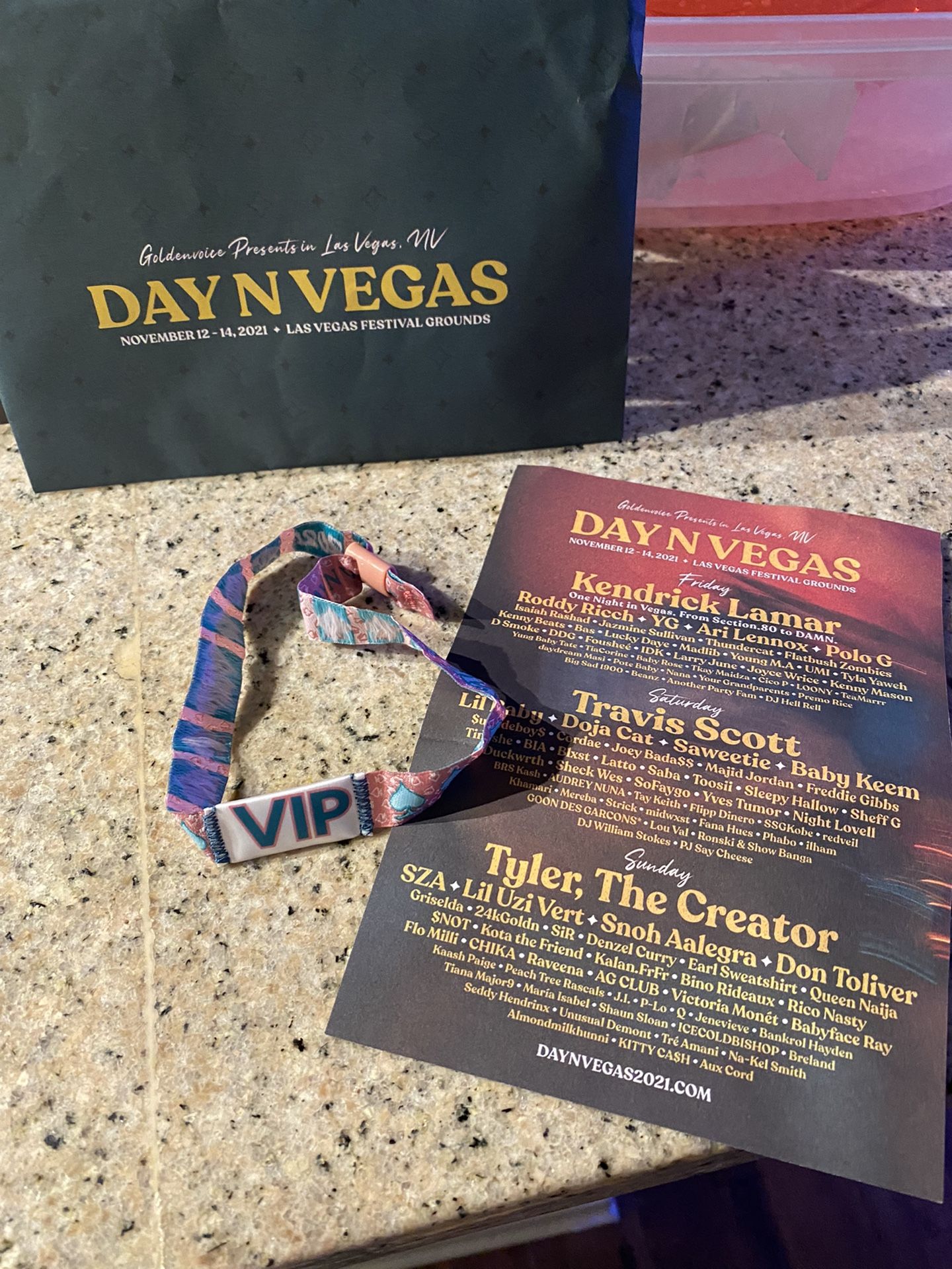 Day N Vegas VIP band