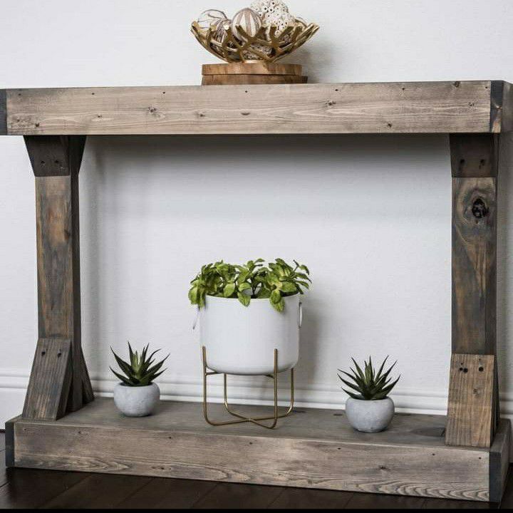 Rustic Console Accent Hallway Table