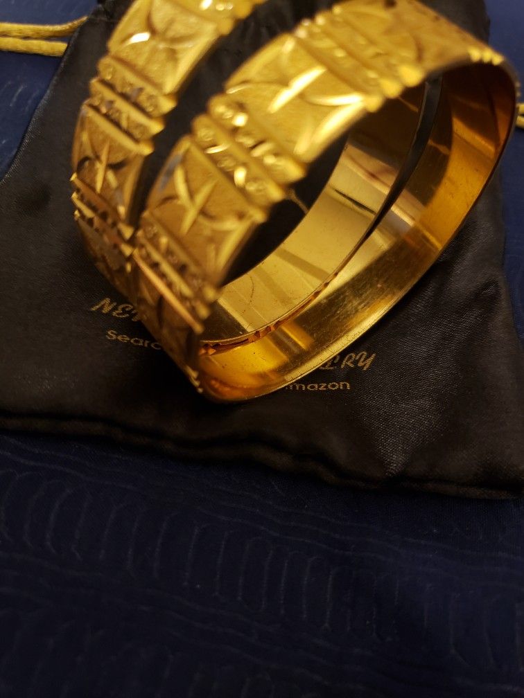Gold Plated Bangles