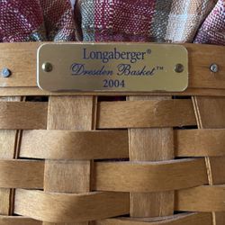 2004 Longaberger Dresden Basket Thumbnail