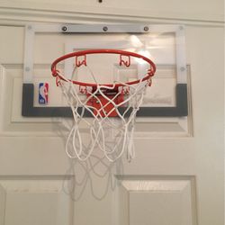 NBA Mini Basketball Hoop With Spalding Mini Basketball Thumbnail