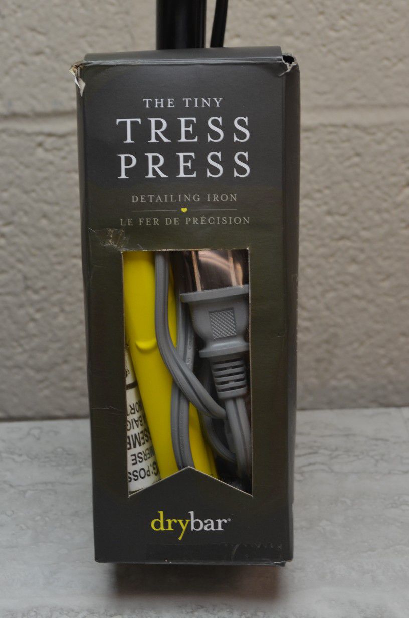Drybar The Tiny Tress Press Detailing Straightening Iron Travel Size Yellow