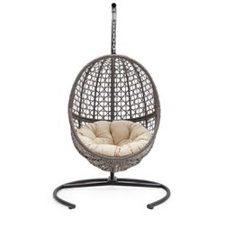 Hanging Egg Chair with Cushion and Stand Thumbnail