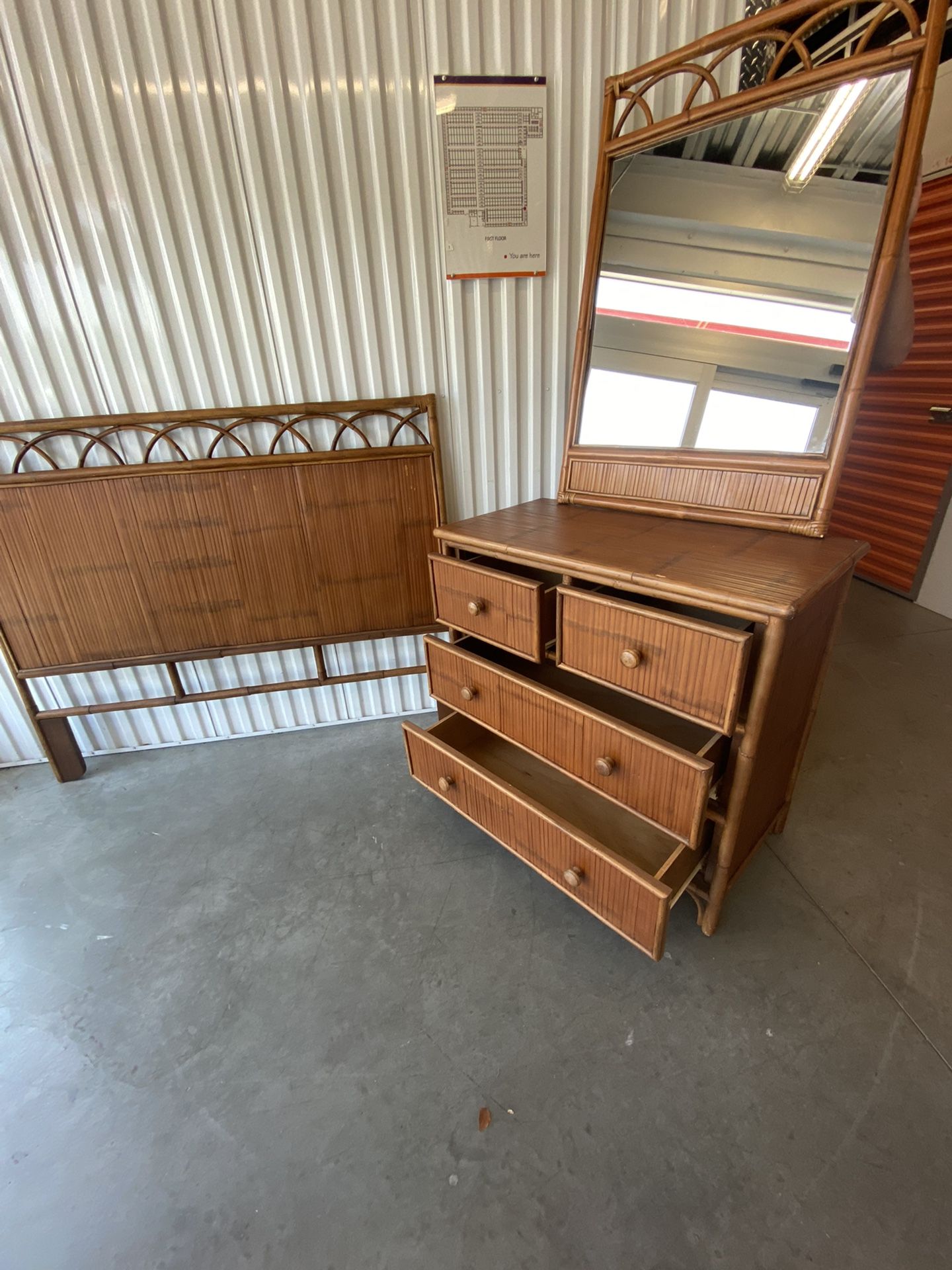 Bamboo Queen Bedroom Set