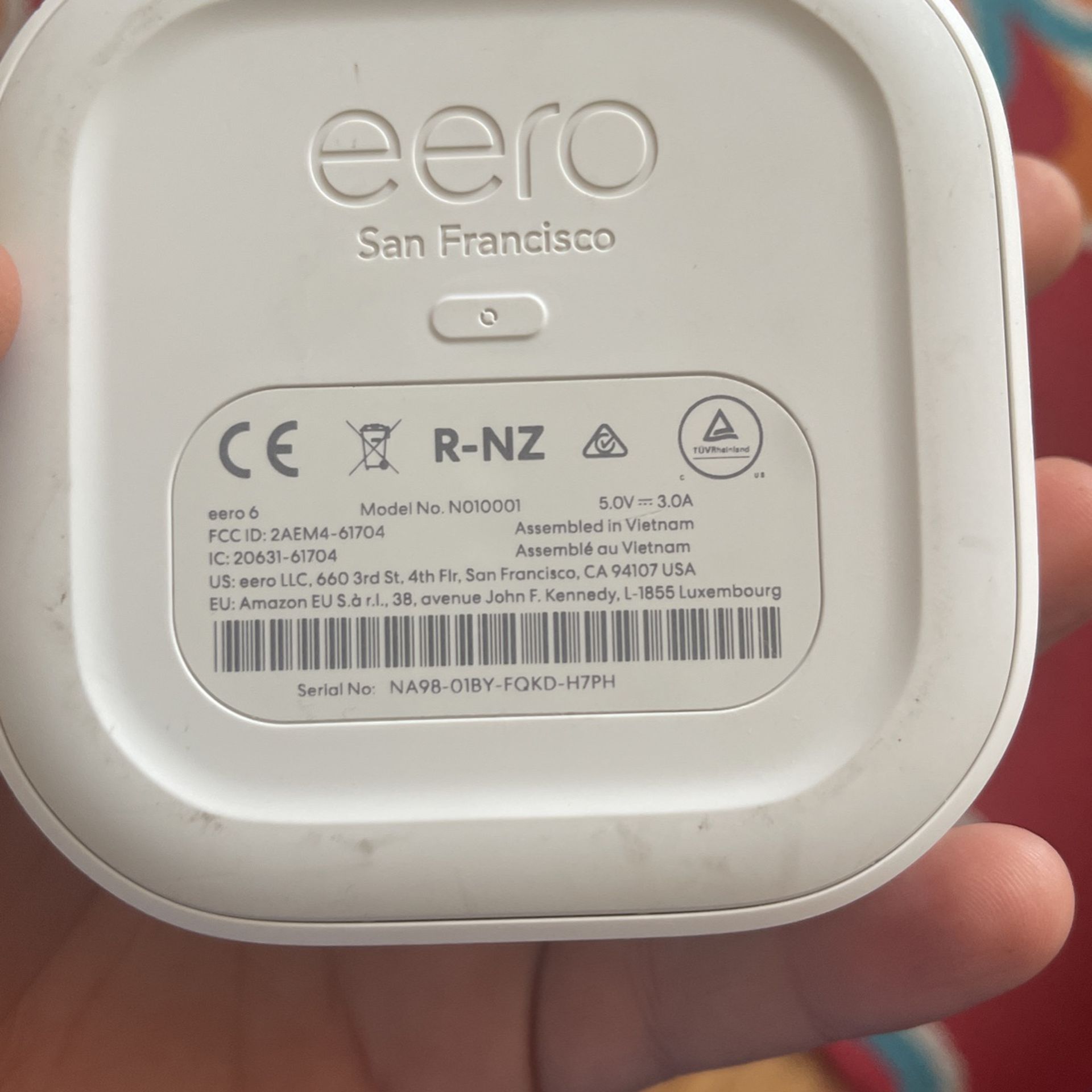 Eero 6 Mesh Wifi Router (3-pack) - Model N010001 With 2 Extenders
