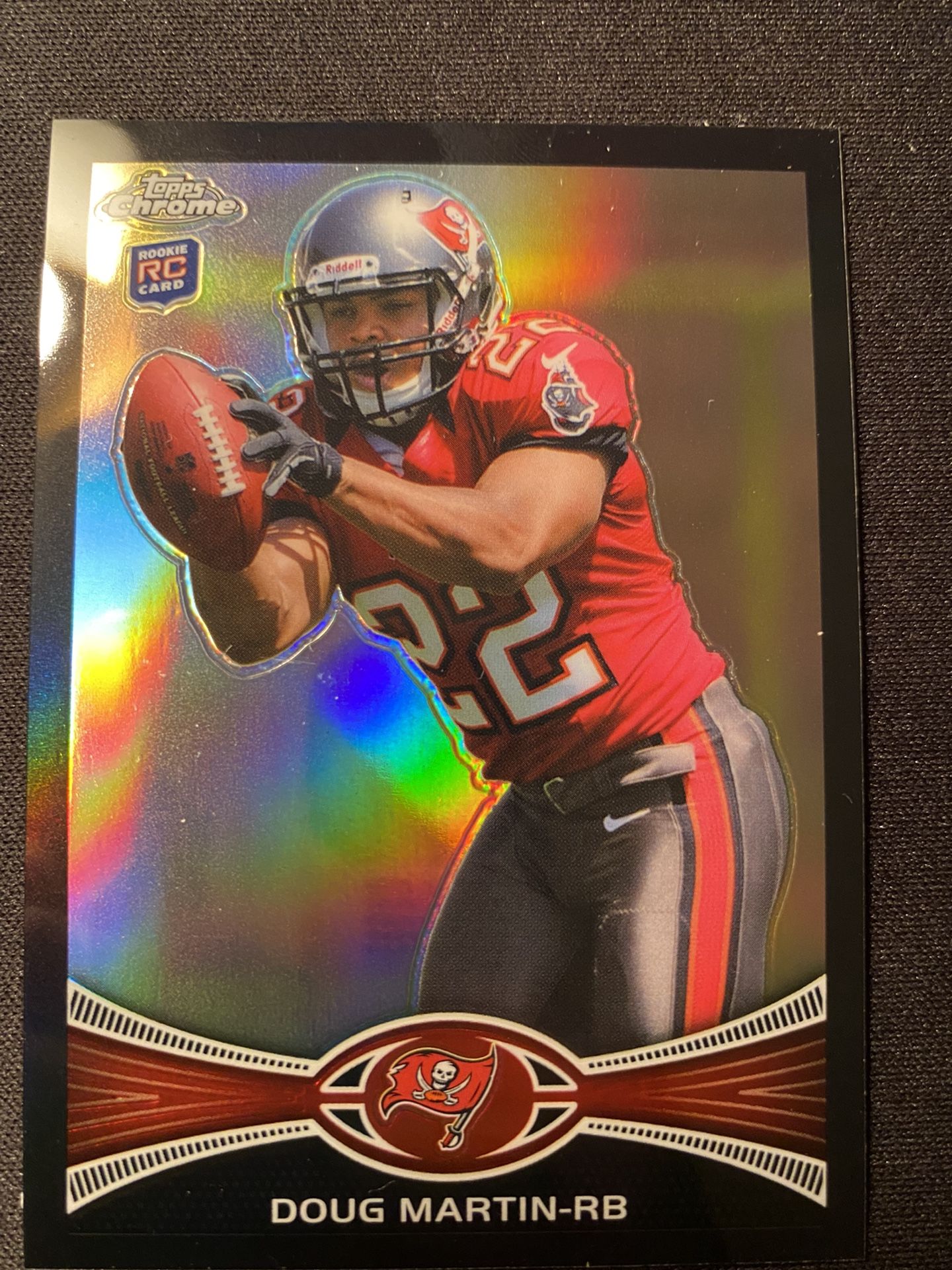 2012 Topps Chrome Doug Martin Black Refractor Rookie Card 87/299 #147