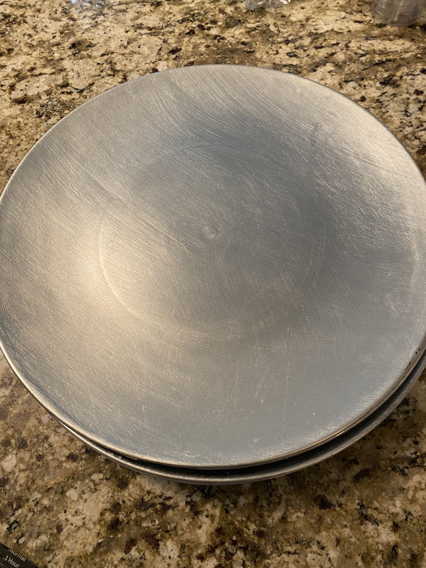 99 Silver chargers Plates