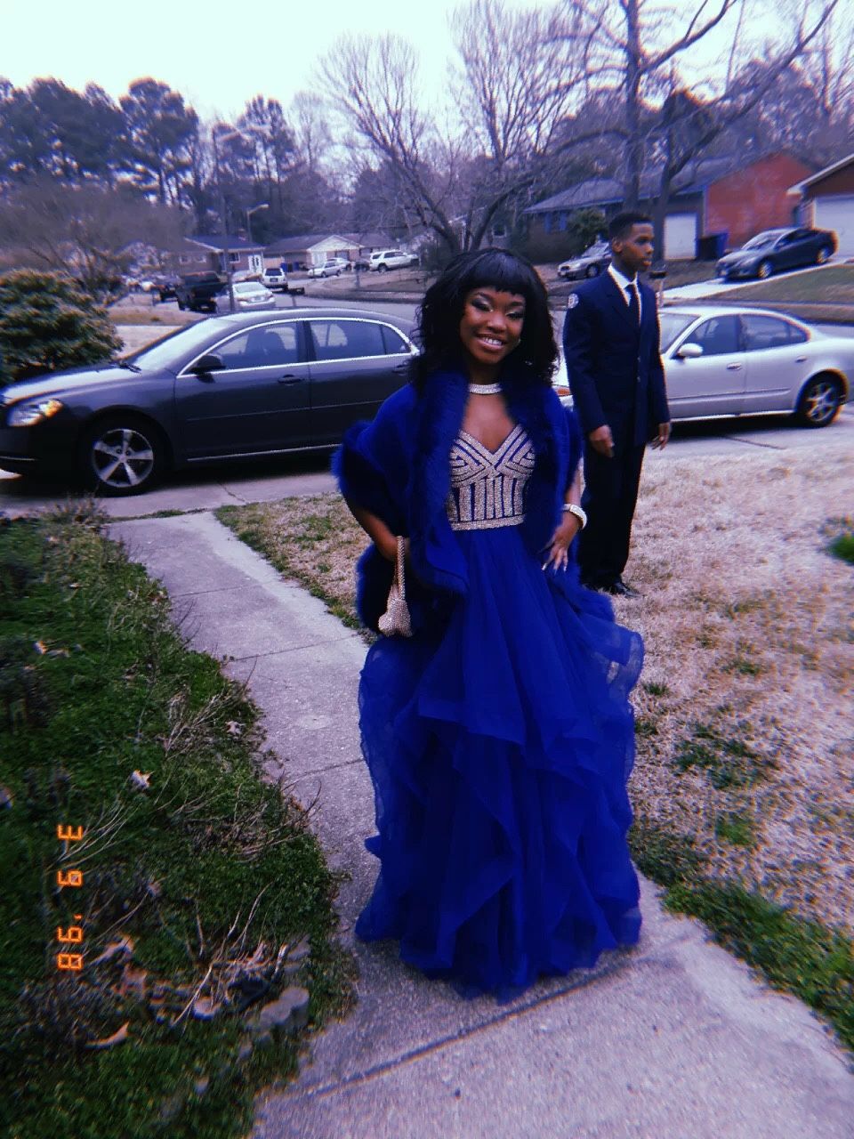 Royal Blue Ball Dress