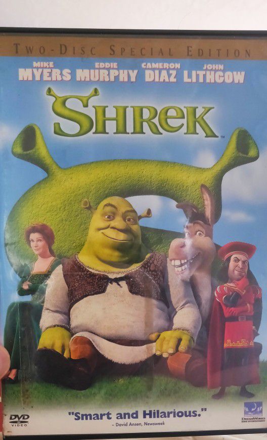Shrek DVDs 1, 2 and 3 Bundle