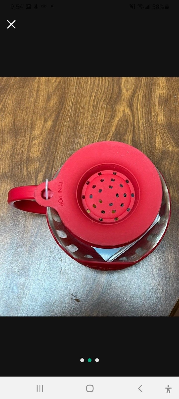 NWT TASTY MICROWAVE POPCORN POPPER