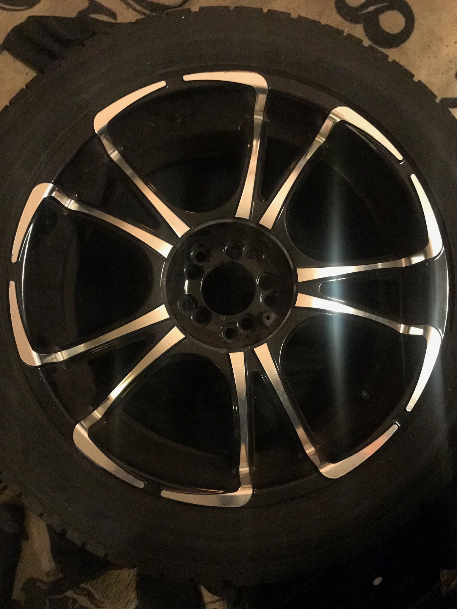 20” Forte twisted rims with tires!