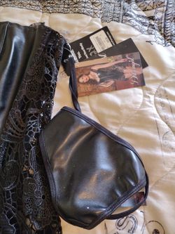 Brand New. Tags Attached. 2 XL Black Lace Corset Dress  Thumbnail