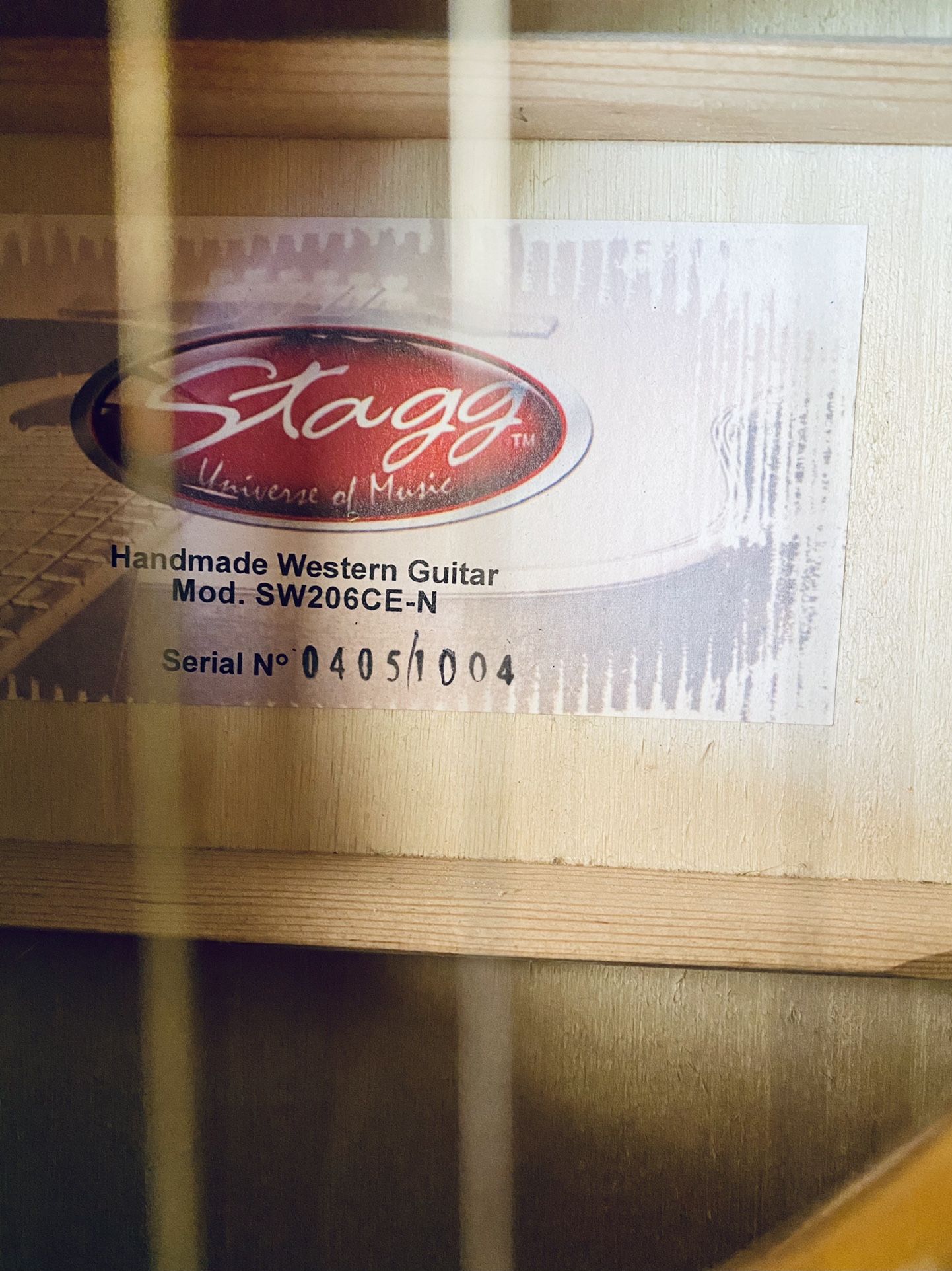 Stagg Handmade Acoustic/Electric Guitar