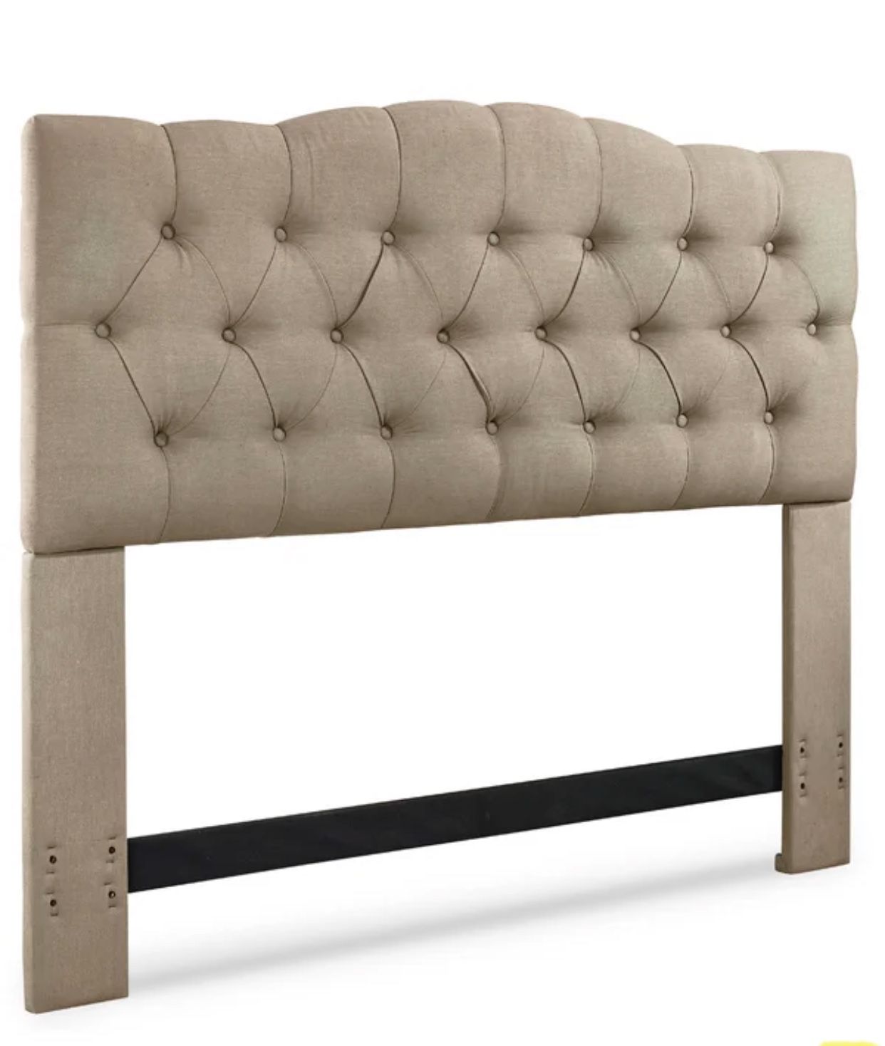Brand New King Upholstered Panel Headboard (khaki Color)
