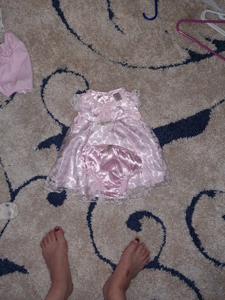3 To 6 Months Girls Dress