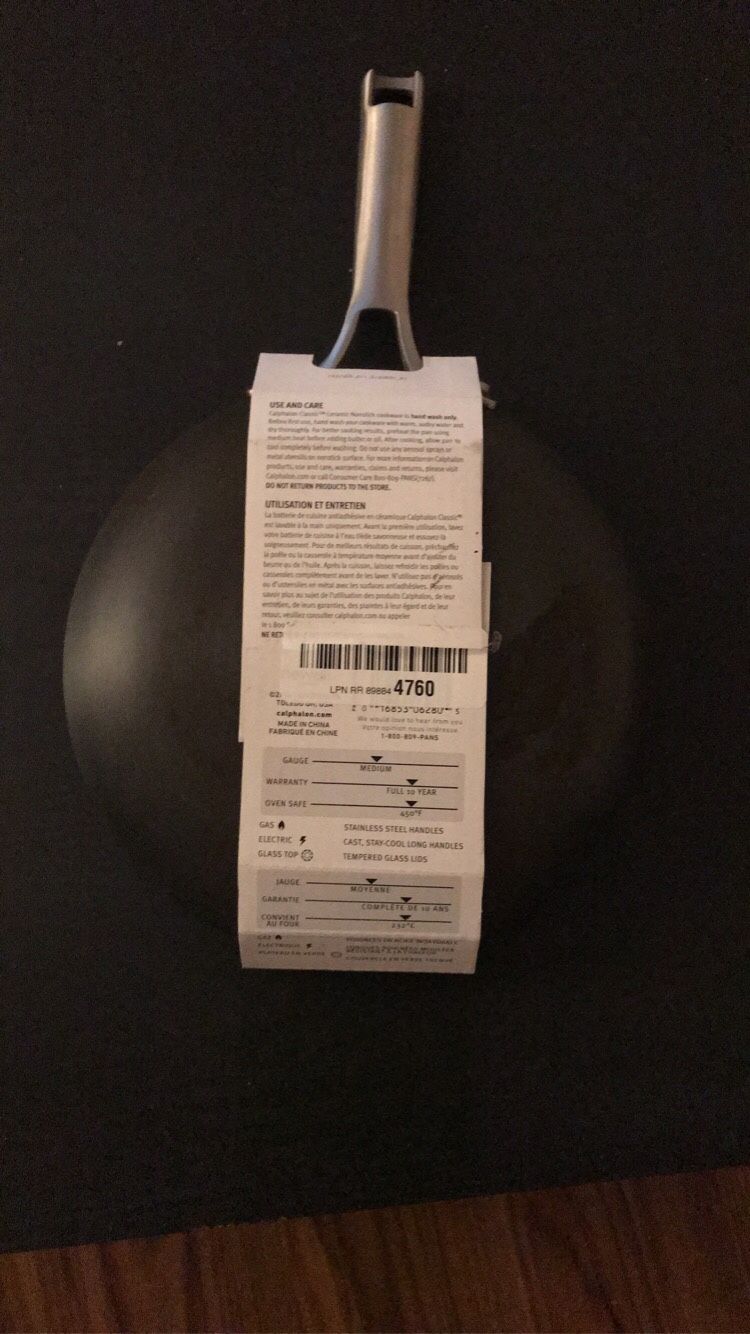 Calphalon Classic Omelette Fry Pan, 8-in, Grey/White