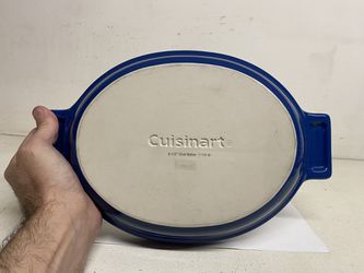 Cuisinart Cooking Baking Oval Pan in Blue Thumbnail