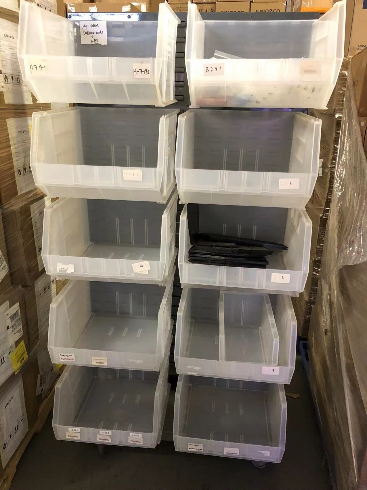 Shelves + Bins