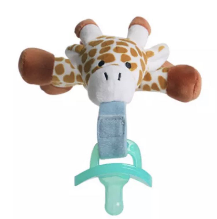 New Silicone Baby Pacifier With Detachable Plush Toy, Toy Teeth Nipple Soother 