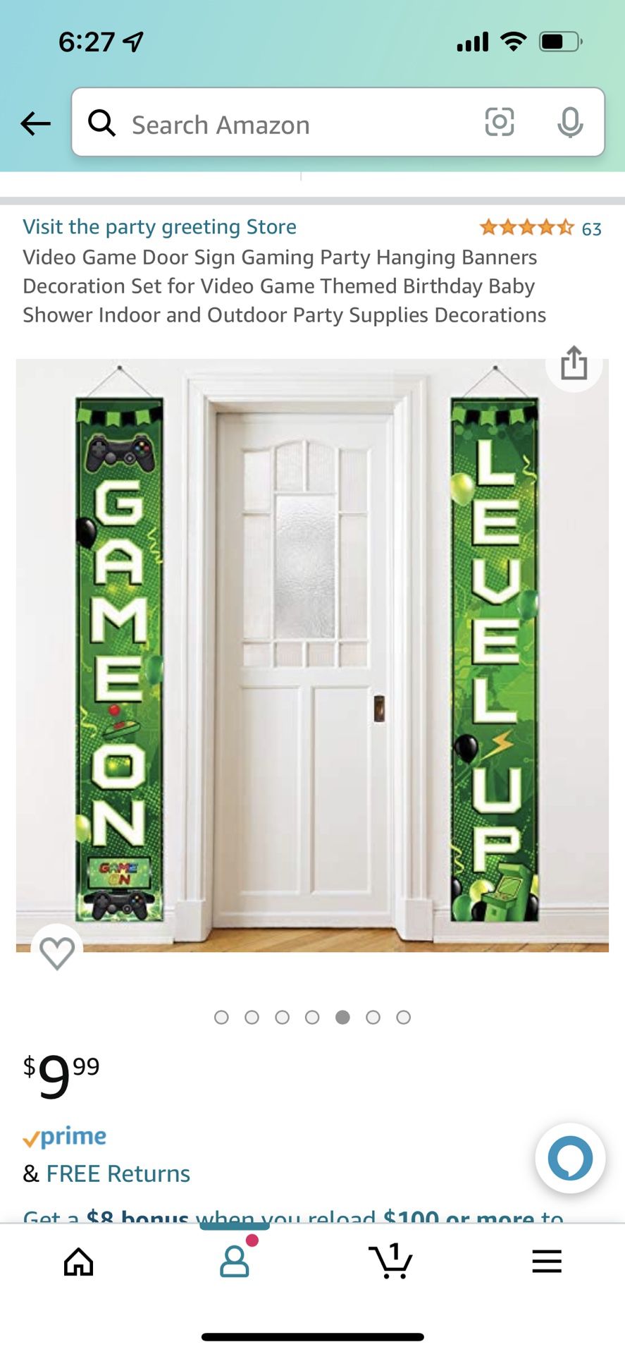 Game On Level Up Birthday Decorations 