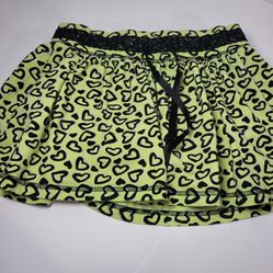 Youth Girls Justice Heart Print Skirt, Size 10 Thumbnail