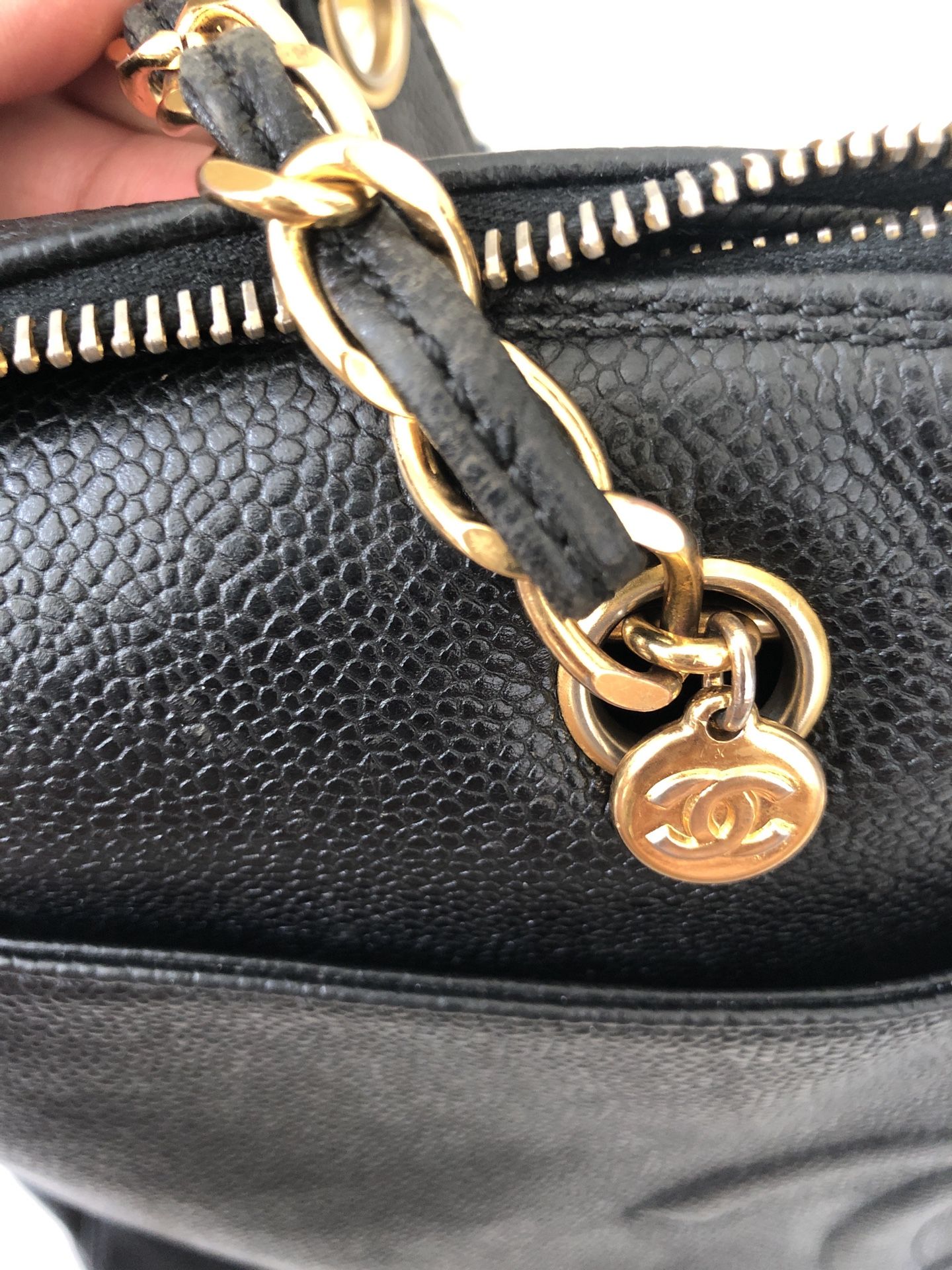 CHANEL BOSTON LARGE SHOULDER AUTHENTIC BAG