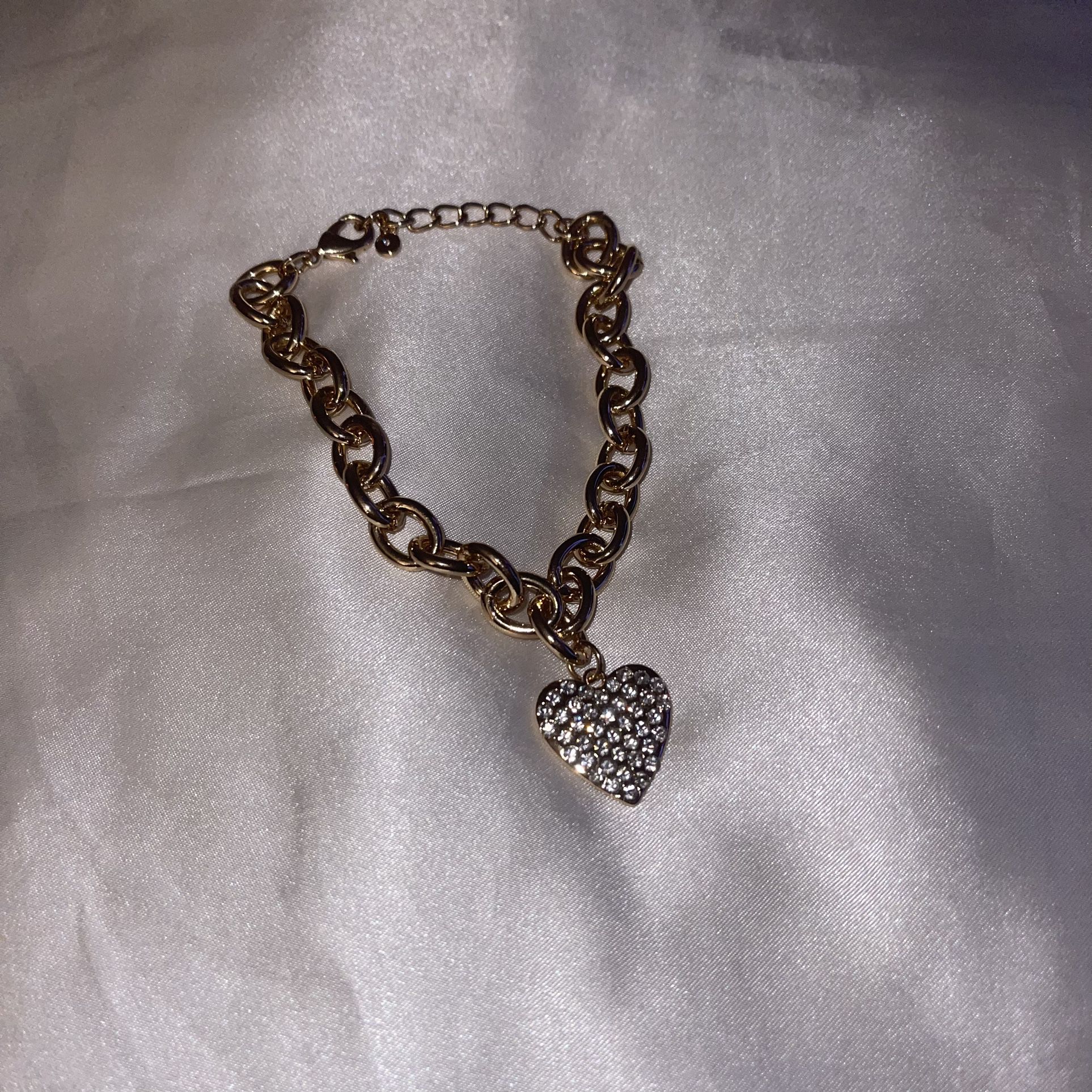 Diamond Heart Anklet/Bracelet 