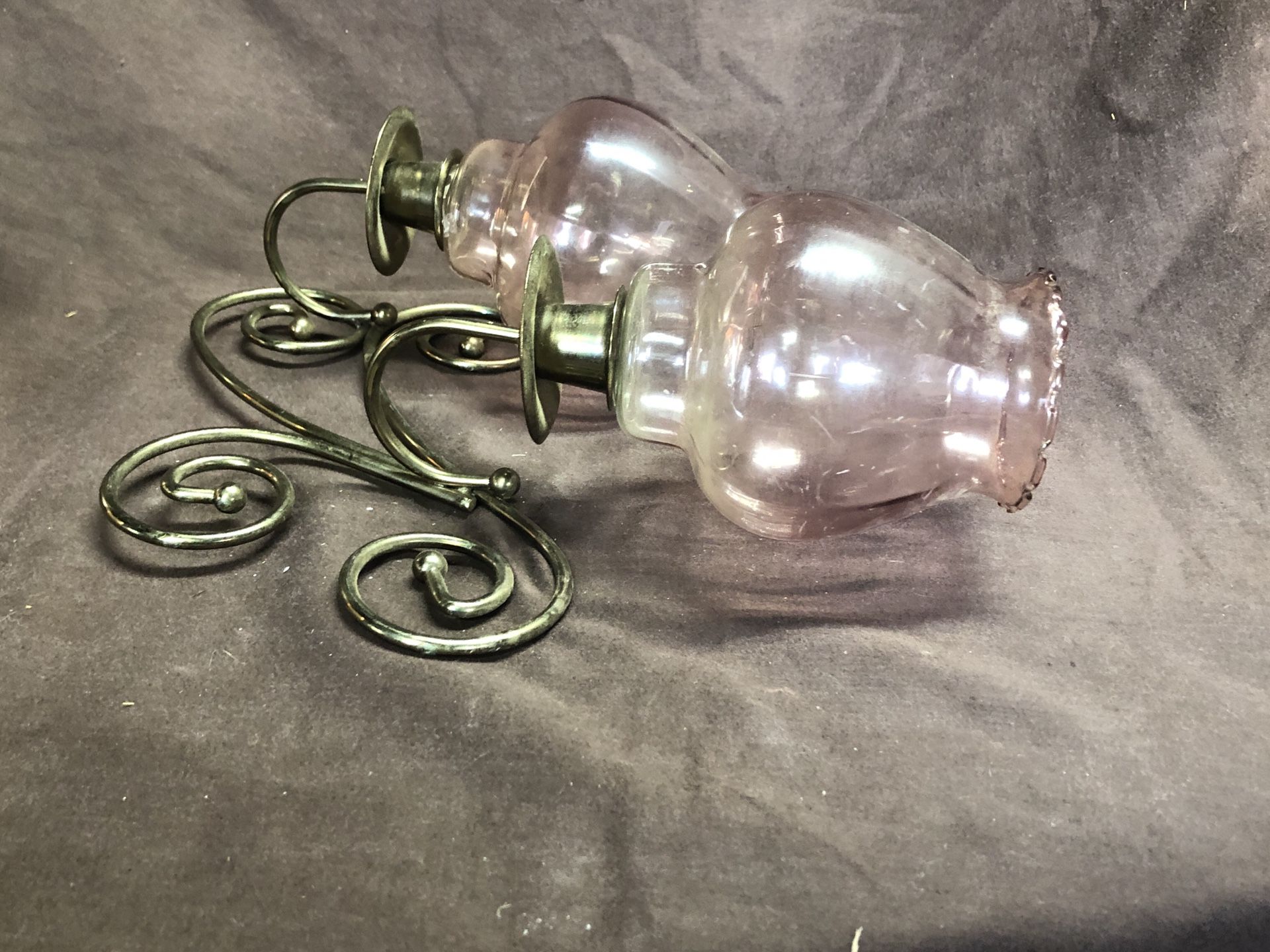 2 candle wall sconce set of 2