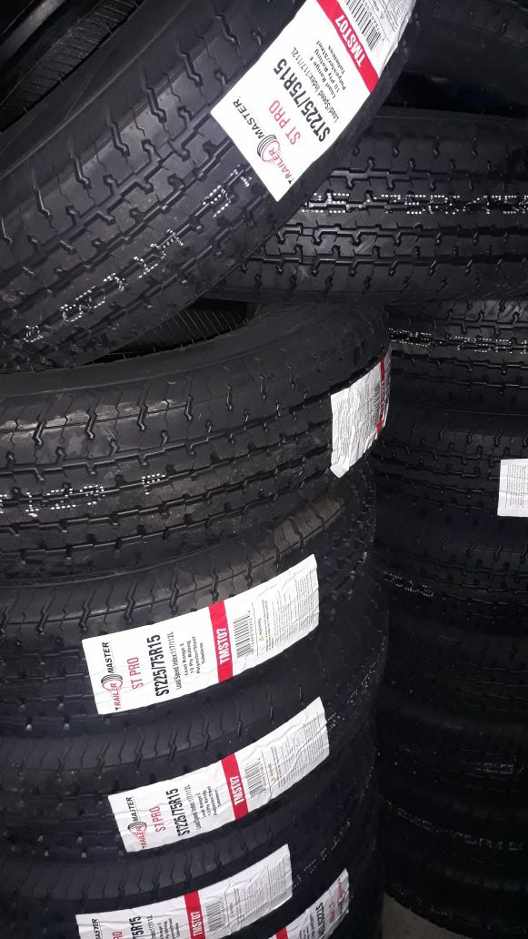 st225 75 r15 trailers tires 4pcs new$260