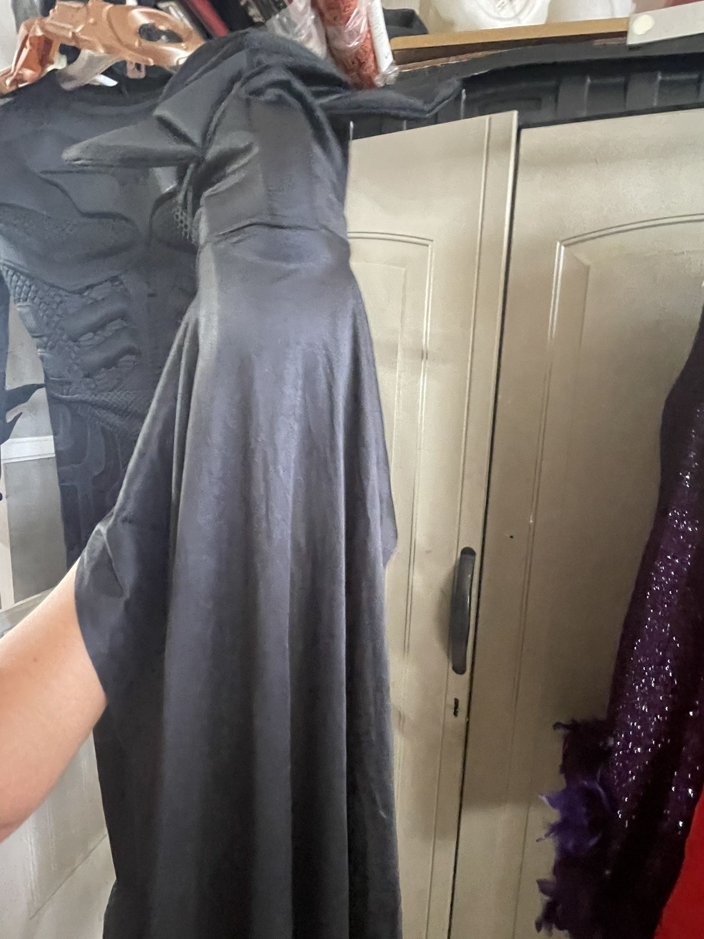 Batman Costume With Cape/ Mask , And Belt For $15 Size : Medium Kids