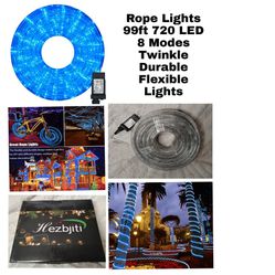 Rope Lights 99ft 720 LED 8 Modes Twinkle Durable Flexible Lights with Timer & Memory for Xmas Decor Patio Pool Bedroom Landscape Lighting Thumbnail