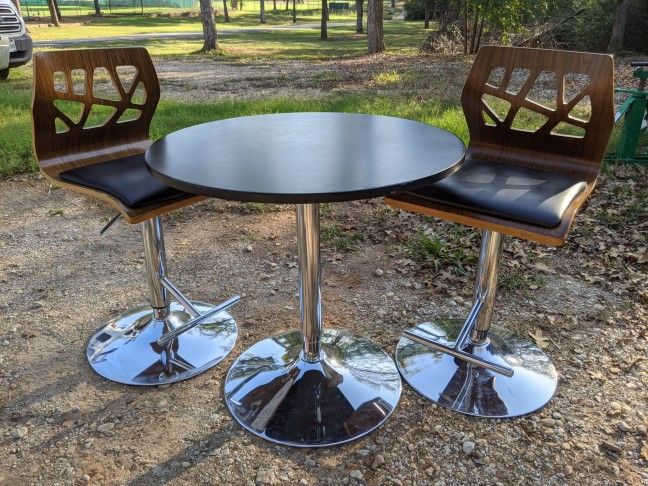 Bistro Table And Chairs Adjustable