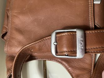 Vintage Ran TOV Crossbody Messenger Bag Leather Card Holder Pen Holder Organizing  Thumbnail