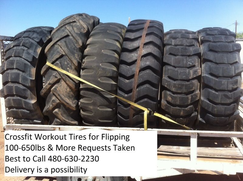 Crossfit Workout Tractor Tires 100-600lbs for Flipping & Sledge Hammer