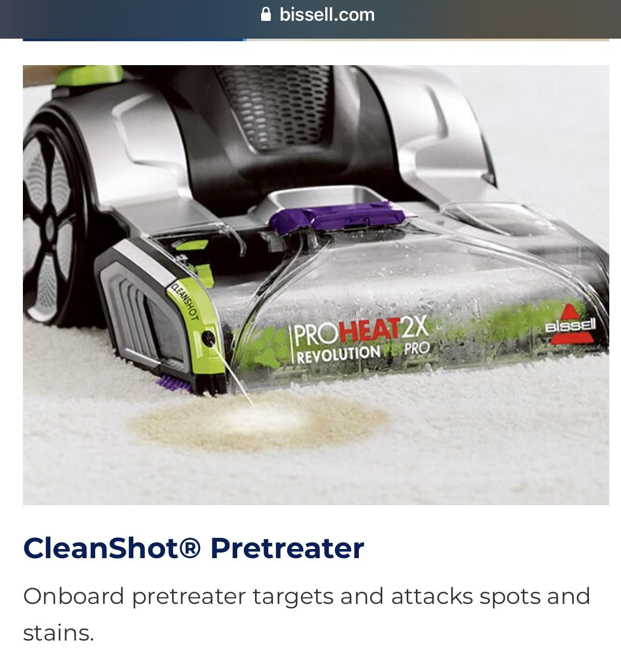 Bissell Pro Heat 2X Revolution Pet Pro Carpet Cleaner BRAND NEW IN THE BOX
