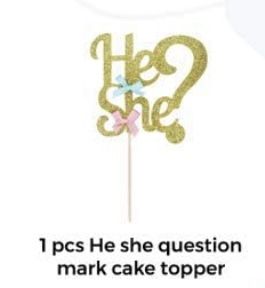 GENDER REVEAL DECORATION