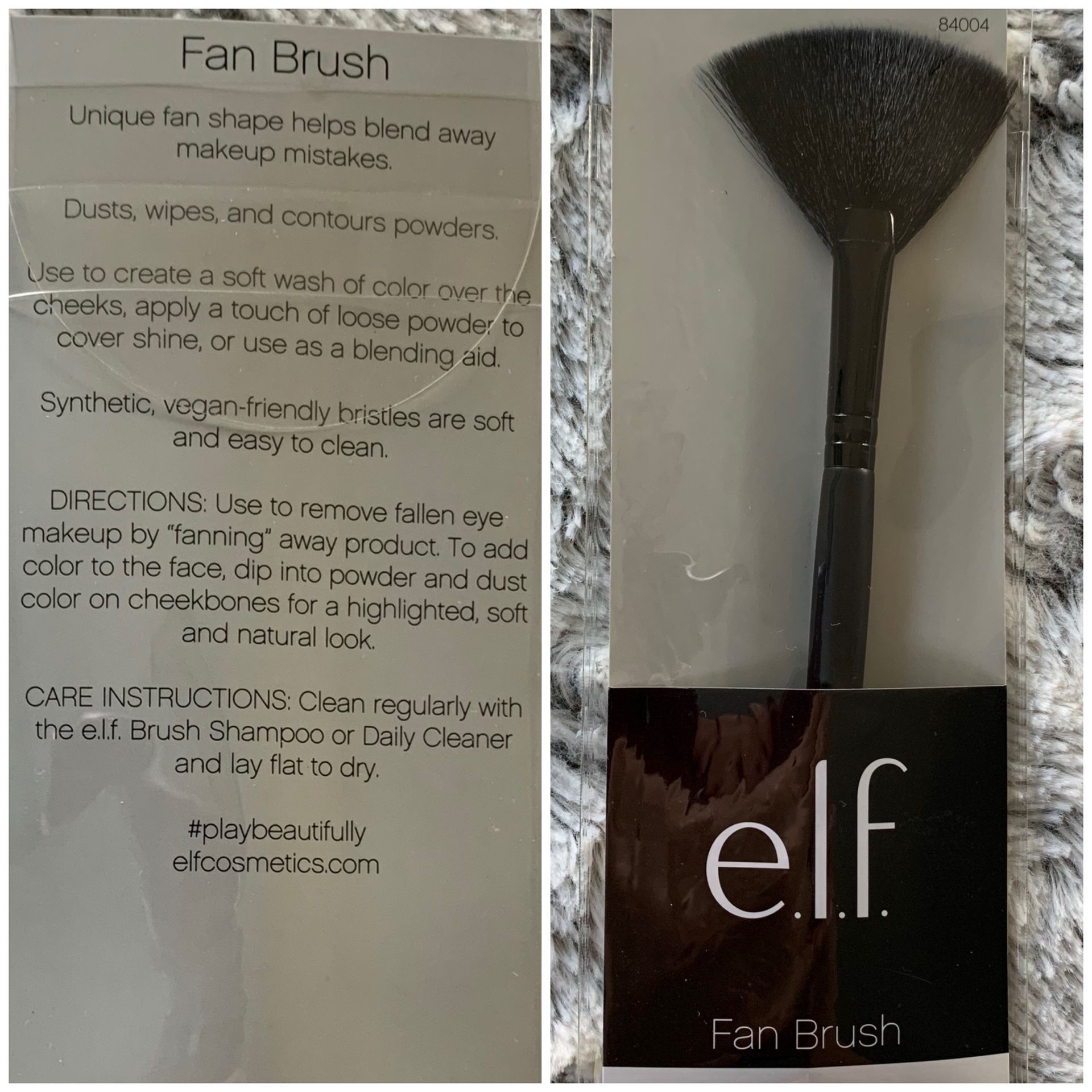 NIB e.l.f. 4pc Makeup Brushes Set A