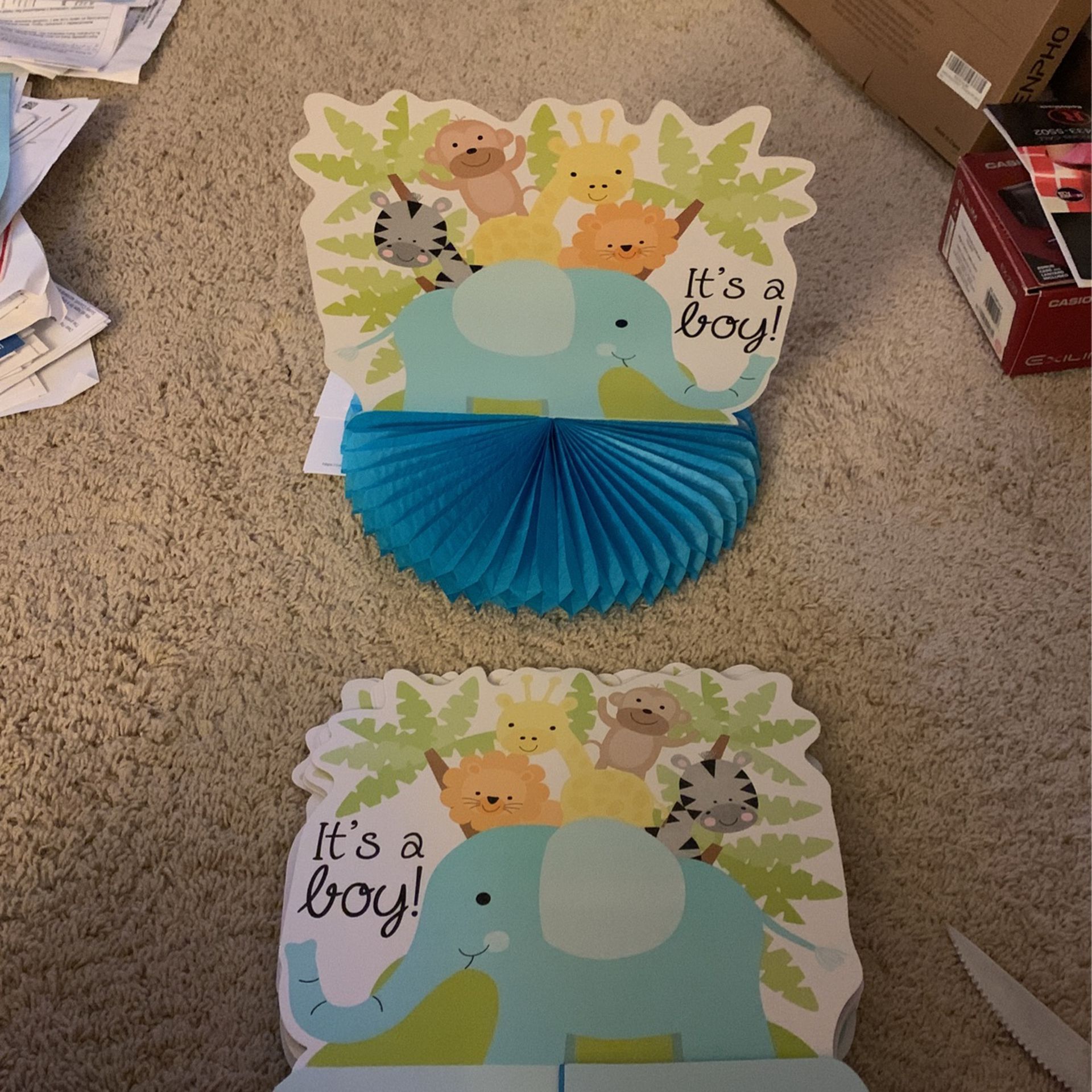 7  “It’s A Boy” Table Toppers!! 