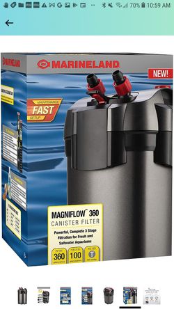 Marineland Magniflow Canister Filter for Aquariums, Fast Maintenance

 Thumbnail