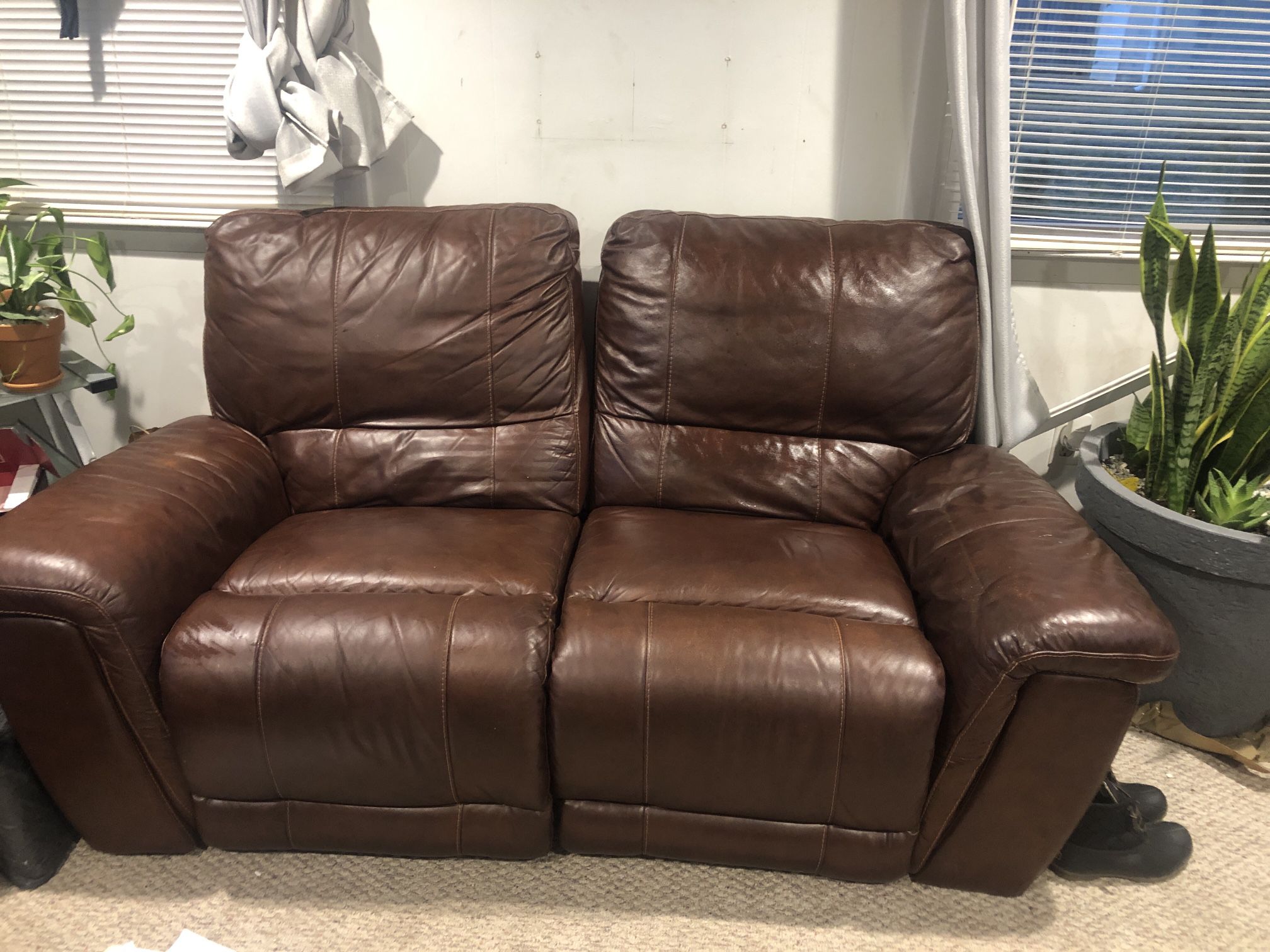 Free Couches - Originally From Cardis / Recliners/ Real Leather 