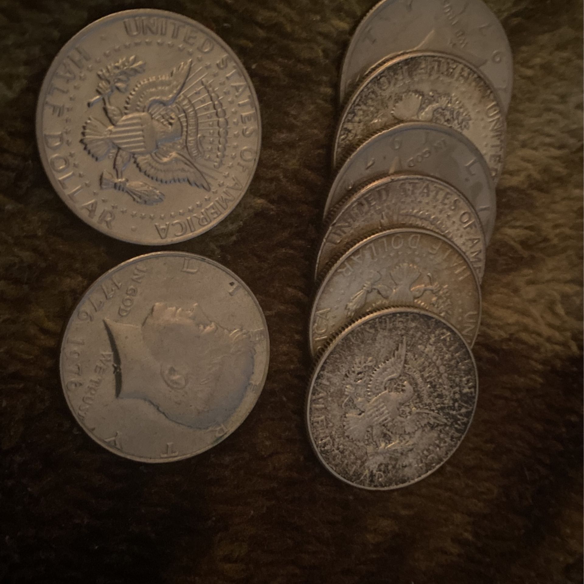 Half Dollars …8 Of Them