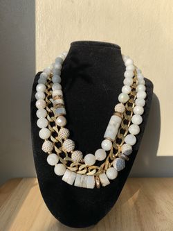 Akola triple strand necklace