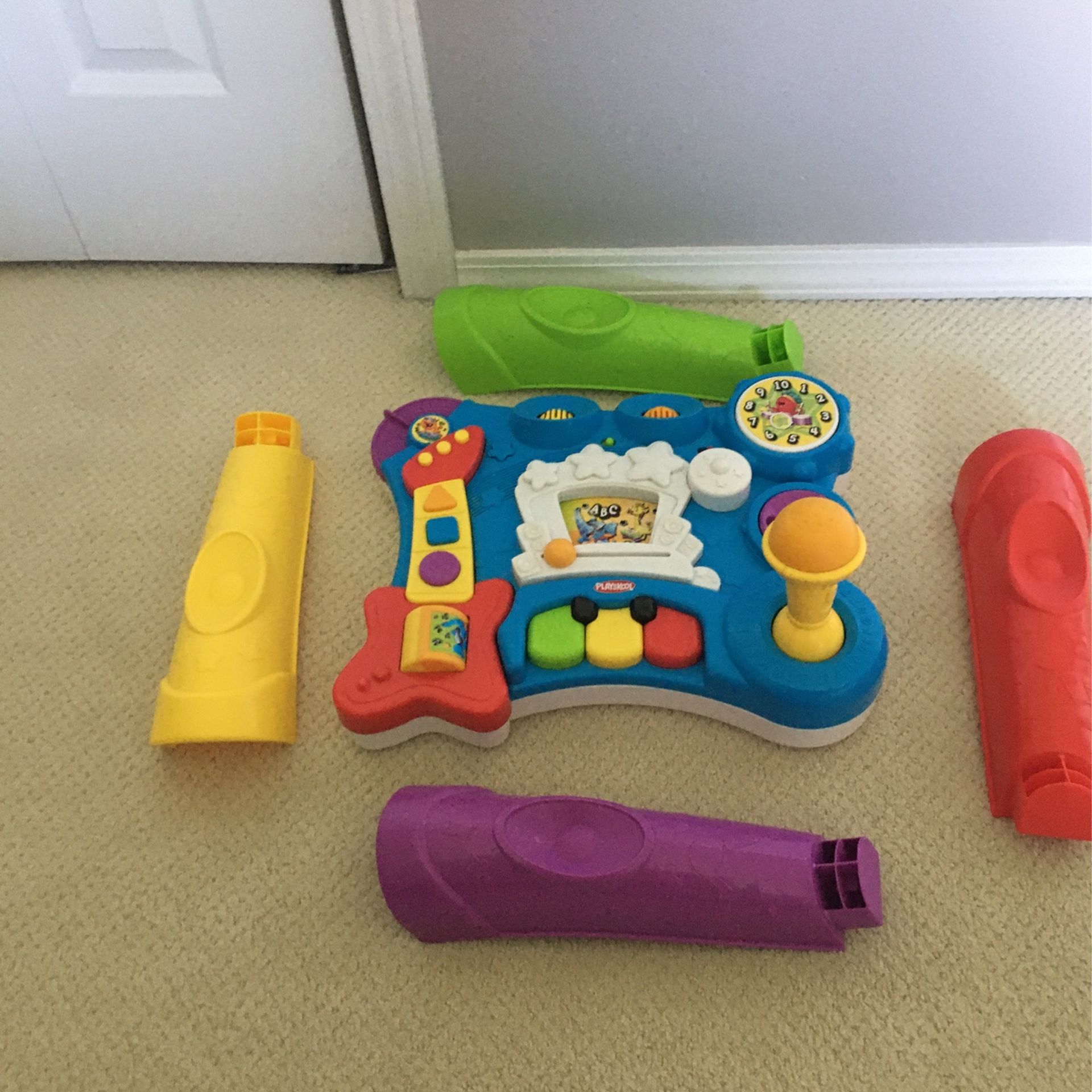 playskool rocktivity sit to stand music skool toy