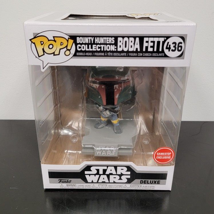 Star Wars Boba Fett Deluxe Funko Pop Gamestop Bounty Hunters Collection For Sale In Federal Way Wa Offerup