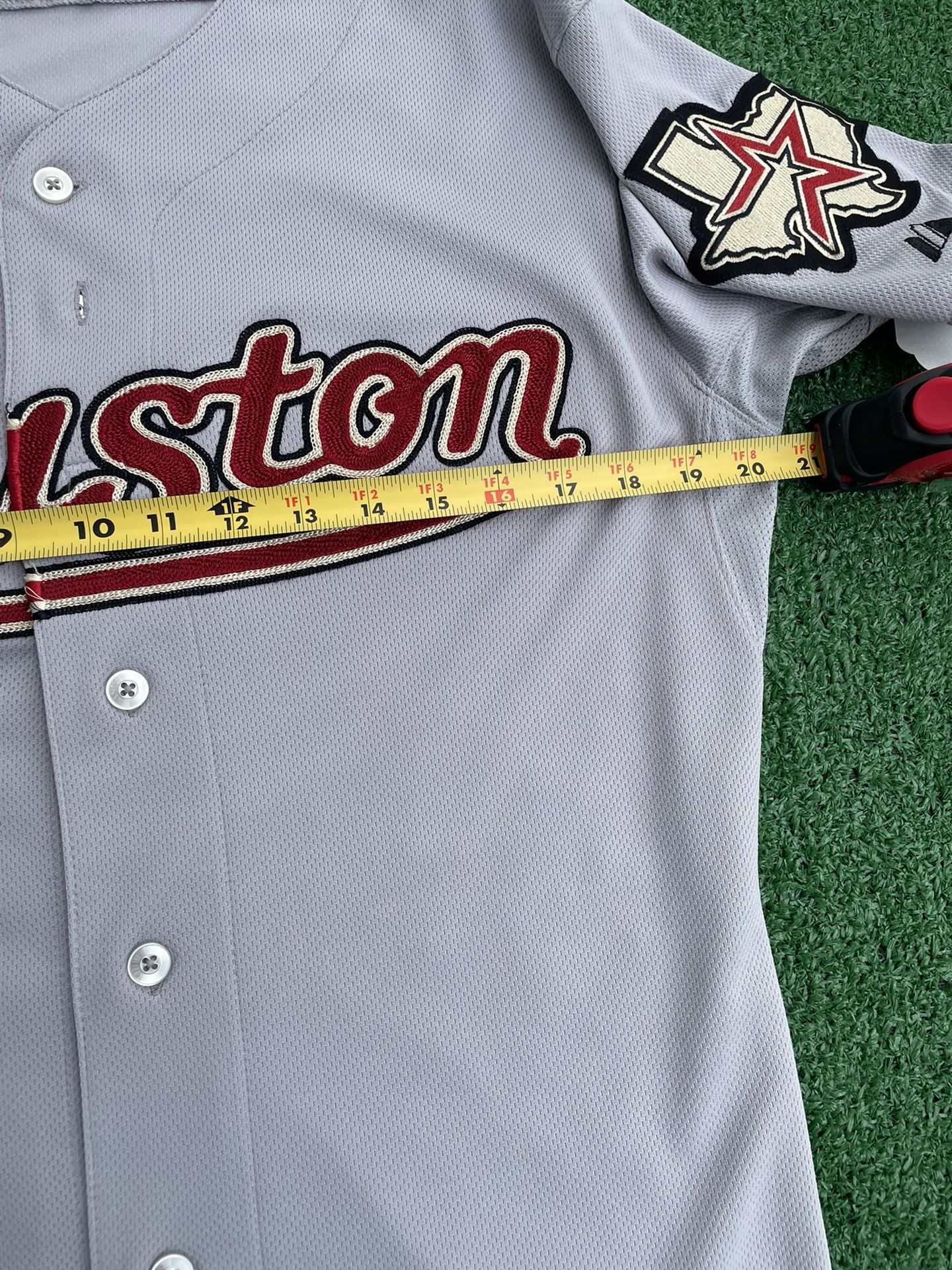 Houston Astros 2005 Road Authentic Jersey Mens size 38 S/M