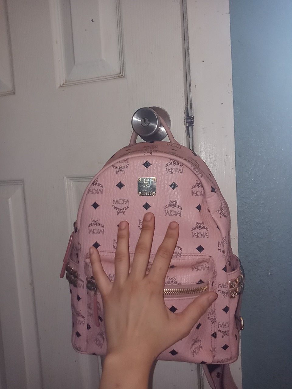 MCM- Stark Studded Backpack